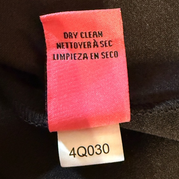 NWT Betsey Johnson Leopard Tie Front Fit & Flare Black Dress White Collar Sz 12 - Picture 12 of 16